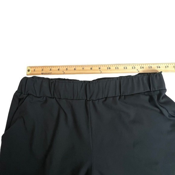 Joie Womens Black High Rise Pull On Elastic Waist Straight Leg Pants Large - Picture 4 of 8